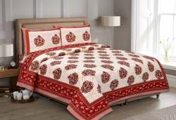  King Size Cotton Bed Sheet for Home 