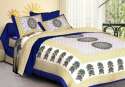 Multi color Jaipuri Bed sheet  thumb 1
