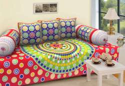 Multi Color Single Bed Diwan Set