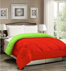 Red and Green Satin Blankets