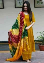 Exclusive Kurti with Bandhani Duppata Set 