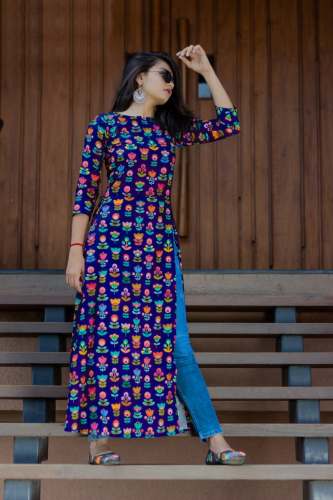 New Crepe Kurti