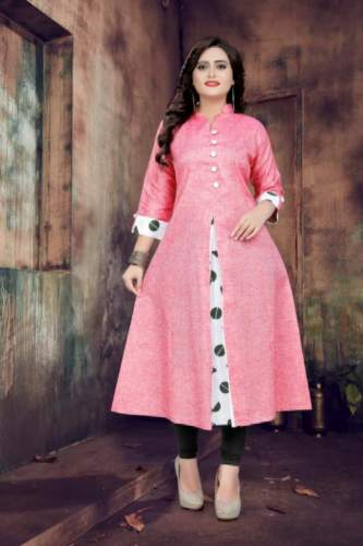 Party Wear Galaxy Front Slit Kurti