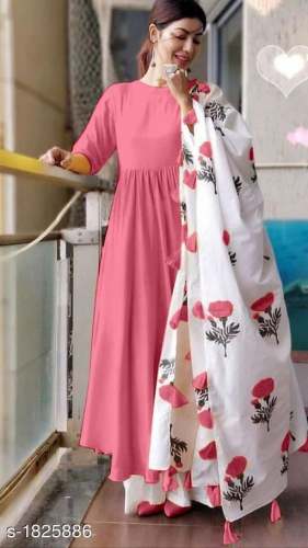 Printed Duptta Kurti by GL Creation