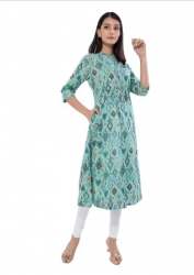 Cotton Printed Kurti by Maand