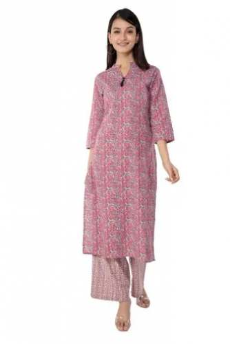 Designer Kurti Palazzo By Maand