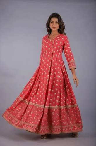 Maand Anarakali Style Long Kurti by Bedtime Stories Llp