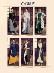 Katha Work  Long Fancy Kurtis