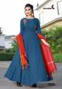long anarkali  Kurti with Dupatta thumb 2