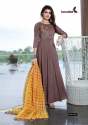 long anarkali  Kurti with Dupatta thumb 5
