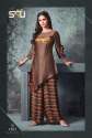 Party Wear Kurti With Palazzo thumb 1
