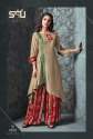 Party Wear Kurti With Palazzo thumb 3