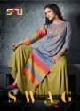 Party Wear Kurti With Palazzo thumb 5