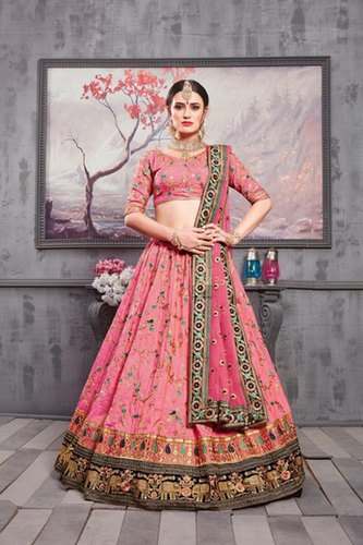 Ladies Stylish Lehenga Choli with Dupatta by Triptas Collection