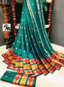Exclusive Pure Cotton Silk wedding wear saree thumb 1