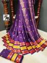 Exclusive Pure Cotton Silk wedding wear saree thumb 2