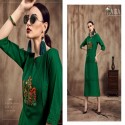 Muslin With Embroidery kurti thumb 6