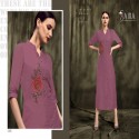 Muslin With Embroidery kurti thumb 7