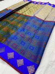 Stylish Organza Tansui Silk saree