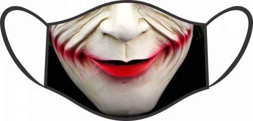 Digital Printed Joker Facemask by VRITTI IMPORT EXPORT P Ltd