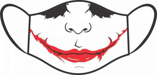 Digital Printed Smile Facemask