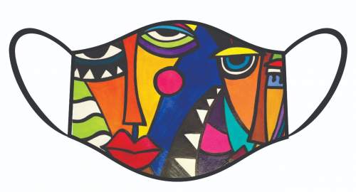 Digital Printed Texture Facemask