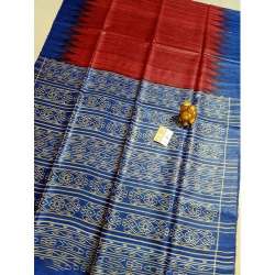 Designer Ikat Style Tussar Silk Saree