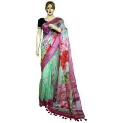 Fancy Designer Floral Printed Sarees