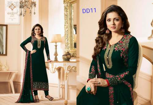 Designer Heavy Dress Material For Girls