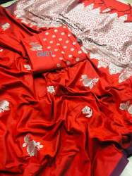 Lichi Silk With Weaving Zari Saree