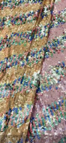 Sequence Lycra Fabric   by hare krushna creation