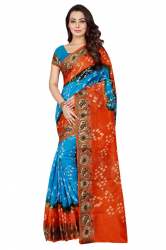 Silk Bandhani  Saree