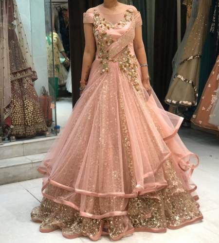 Elegant Wedding wear heavy bridal gown by Paridhaan