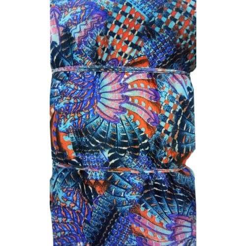 American crepe Fancy blue