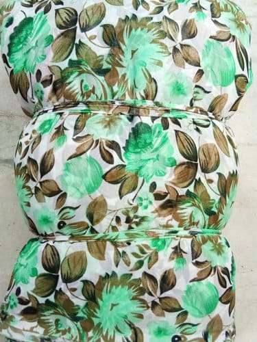 crepe flower print