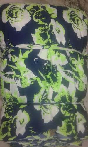 Crepe Green Style print