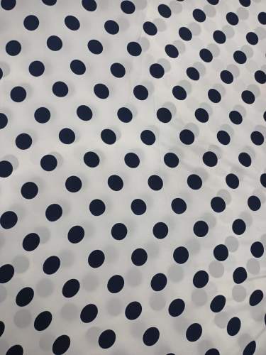crepe polka print