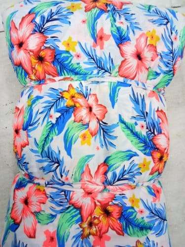 Crepe Print Hibiscus  
