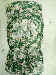 fancy green design print