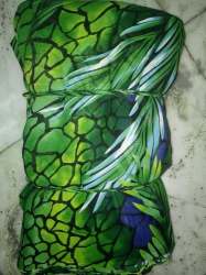 fancy green dry earth print