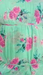 fancy pinkish rose with light green