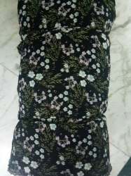 fancy white and black print