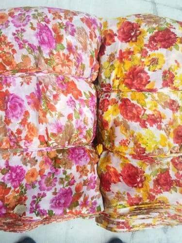 flower design chiffon fabric