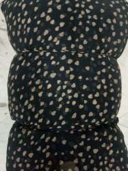 heart shape chiffon fabric