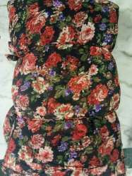 multi color desgin chiffon print