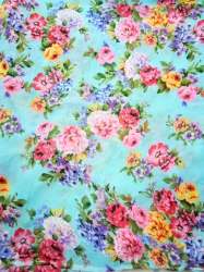 Multi colorful georgette print