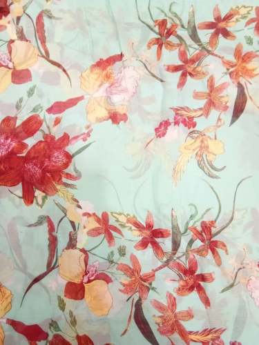 reddish  fancy print