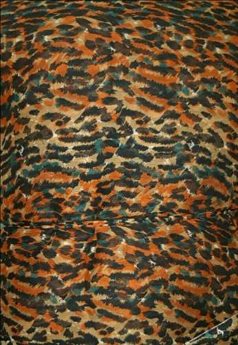 tiger chiffon print