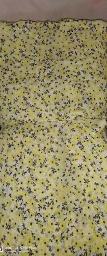 yellowish design fancy print