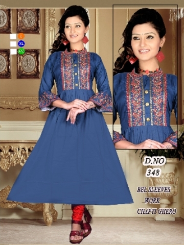 Cotton Anarcali Kurti by exotic collection